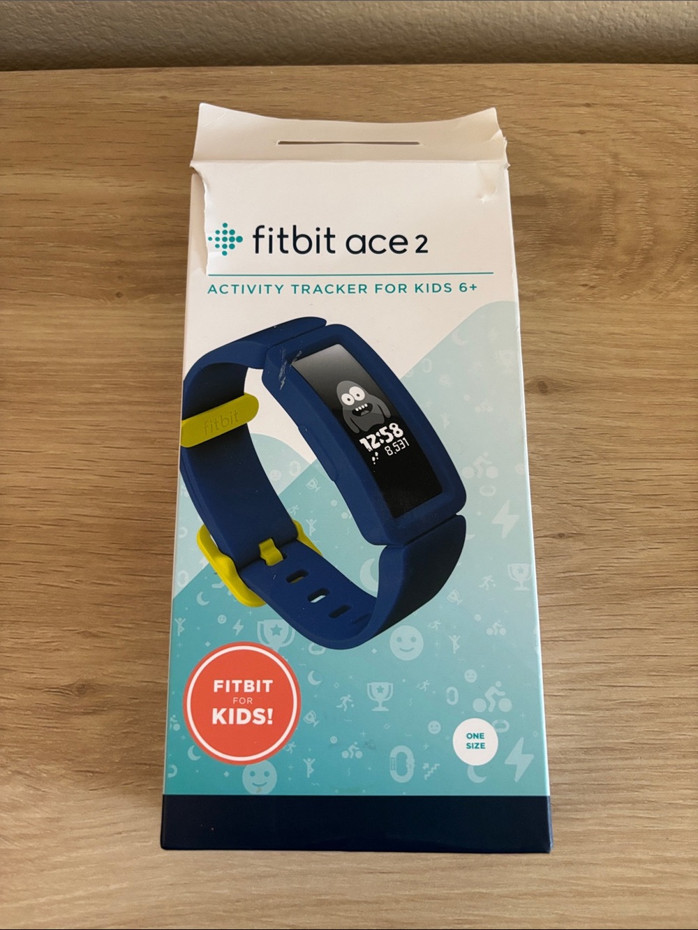 fitbit Ace 2 Kids Activity Tracker - Navy and Yellow